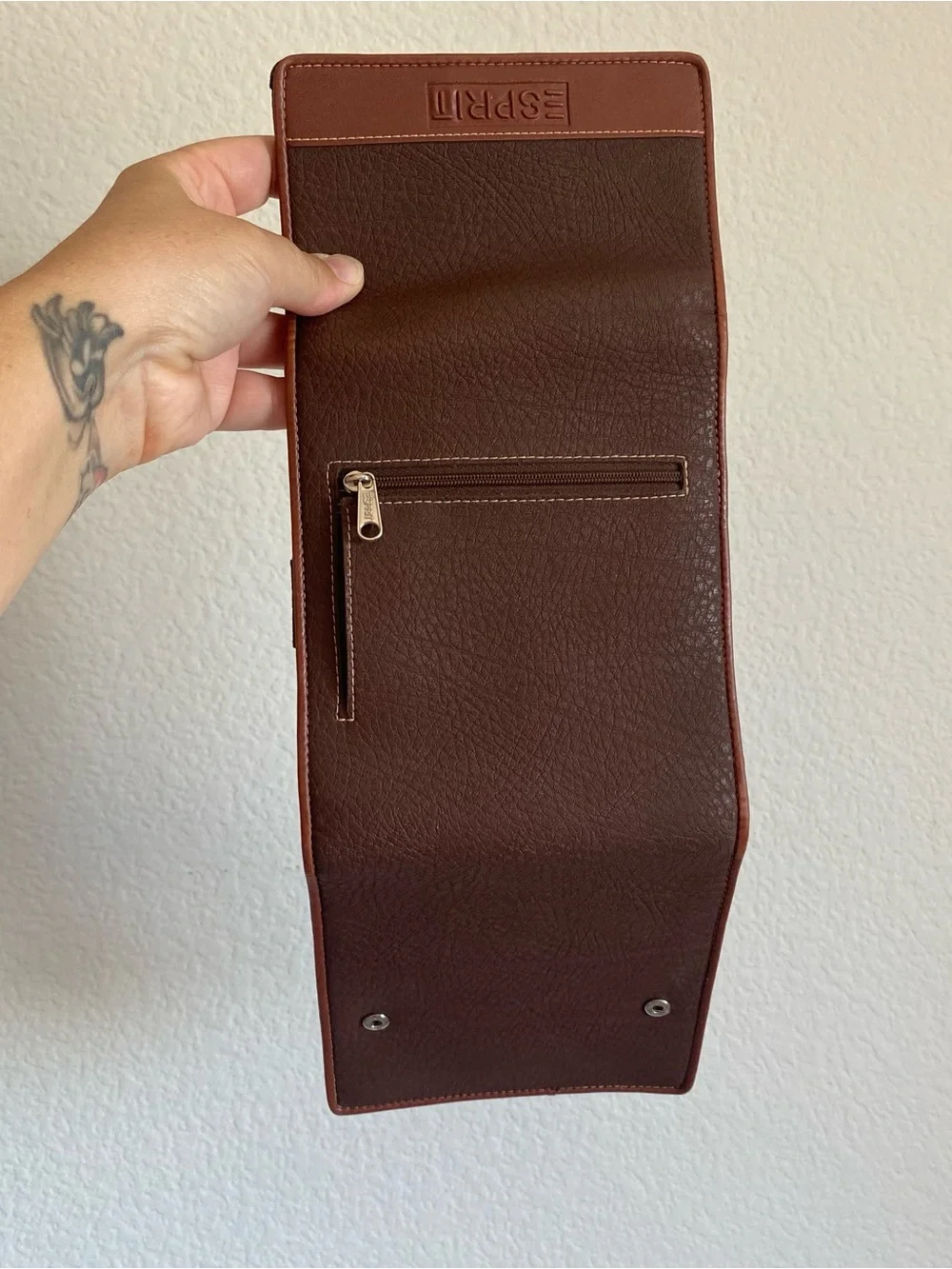 Vintage Esprit bi fold wallet card holder - travel organizer